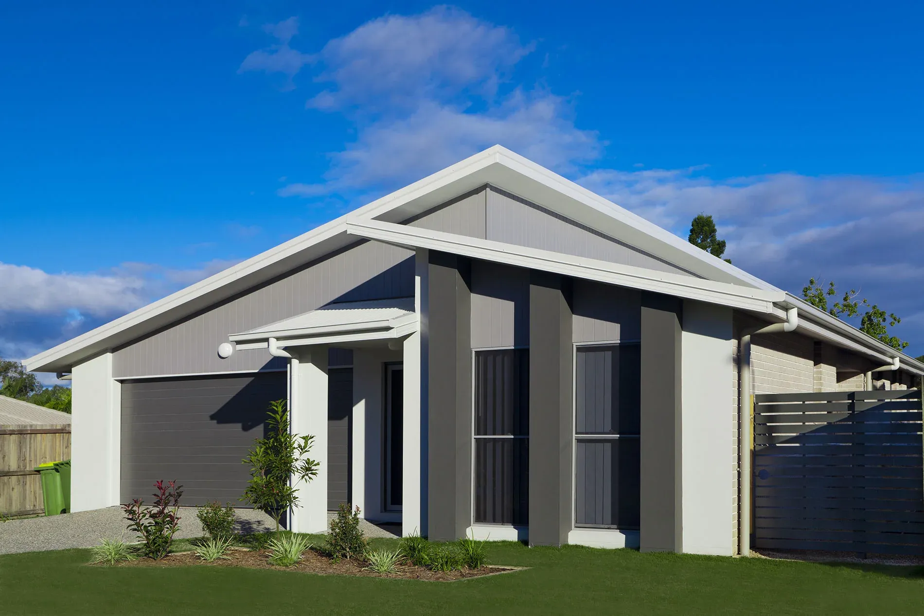 House Design white exterior